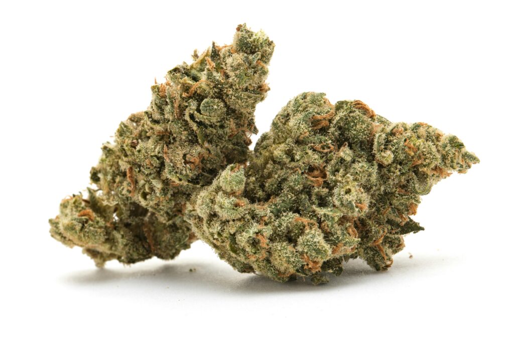 Dead Head OG is a potent indica-dominant hybrid known for its powerful effects and high THC levels. This strain is a cross between Chemdawg 91 and SFV OG Kush, bringing together the best of both parent strains. Dead Head OG typically contains THC levels that range from 27% to 30%, making it an excellent choice for experienced users with a high tolerance looking for a heavy, long-lasting high.